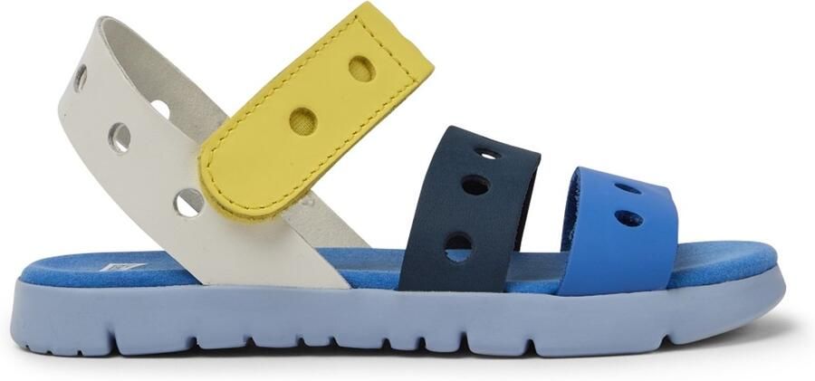 Camper Oruga Twins Sandalen Kinderen Blauw Wit Geel