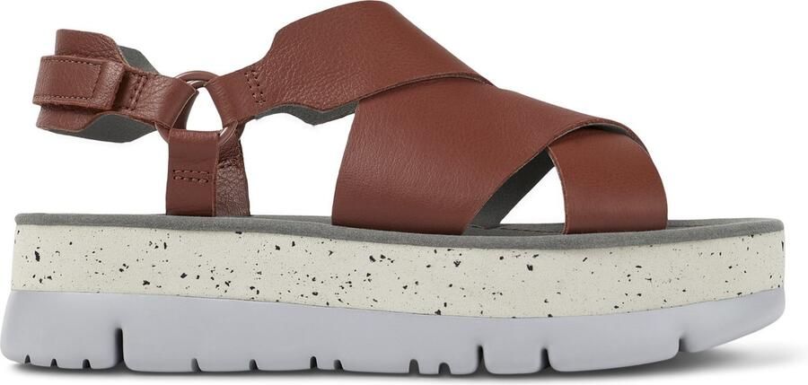 Camper Oruga Up Sandalen Damen Medium Rood