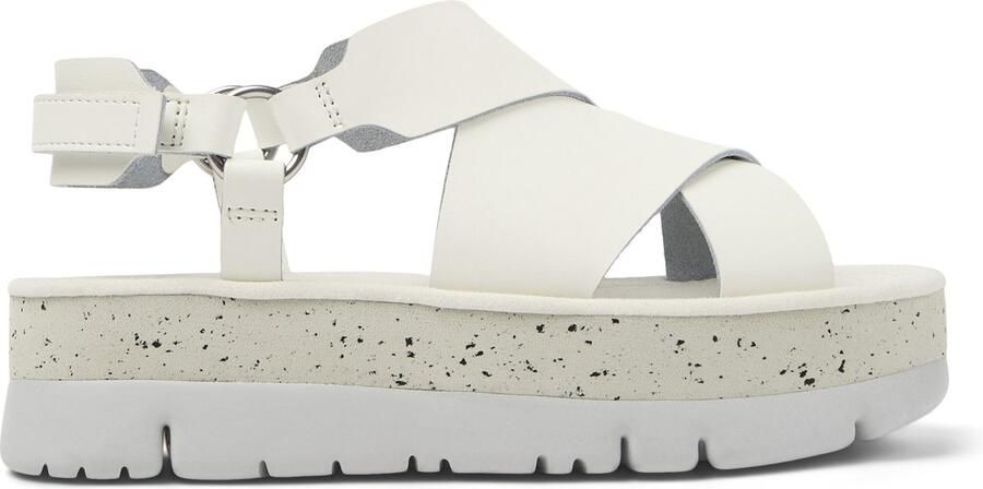 Camper Oruga Up Sandalen Damen Wit Natuurlijk