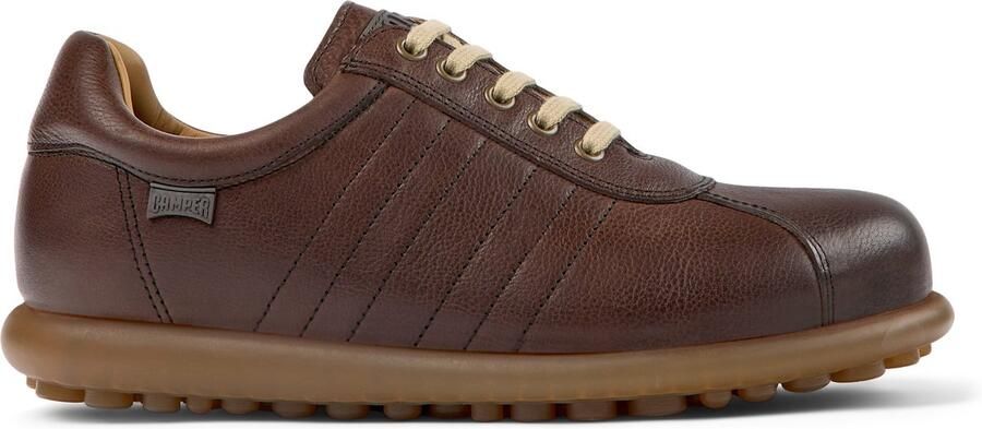 Camper Iconische Leren Sneakers met PU-binnenzool Brown Heren
