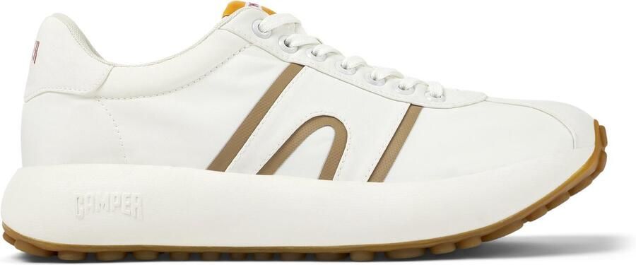 Camper Witte Casual Textiel Sneakers met Rubberen Zool White Heren