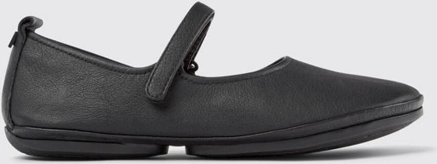 Camper Pelotas Mary Jane Hook and Loop Wo Black Ballet Flats