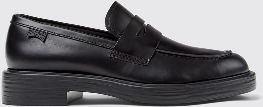 Camper Pelotas Penny Loafer Chunky Sole Black