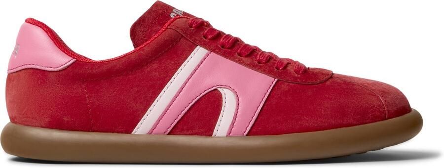 CAMPER Sneakers laag 'Pelotas Soller' lichtroze kersrood offwhite