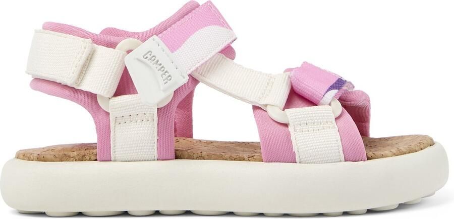 Camper Pelotas Sport Sandal Hook and Loop Kids Multicolor Shoes