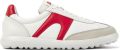 Camper Contemporary Leather Trainers with Lightweight Outsole White - Wit
