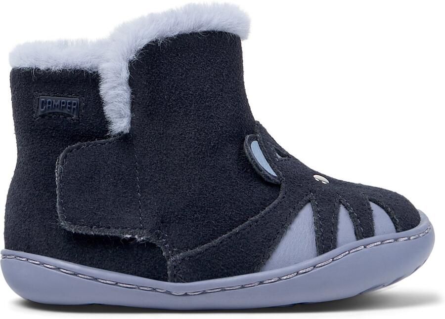 Camper Peu Cami Enkellaarsjes Kids Donkerblauw
