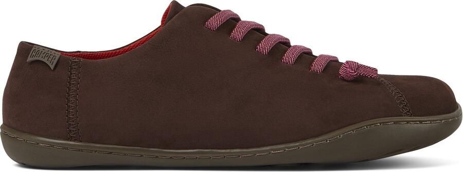 Camper Dames Barefoot Nubuck Sneakers Brown