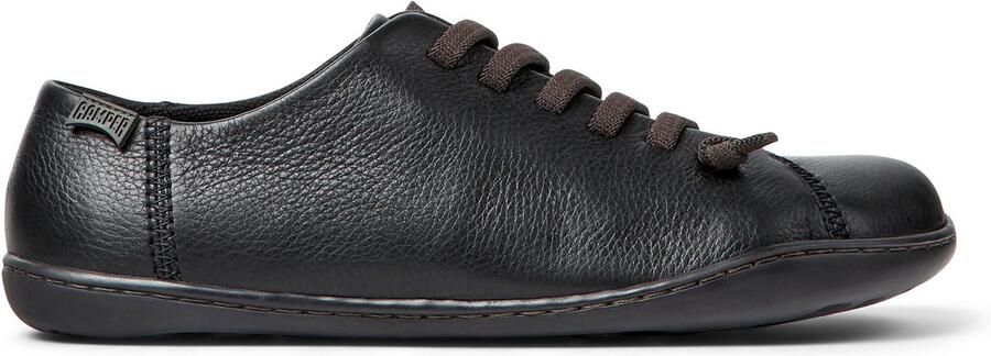 Camper Beetle Laceup Casual Leather Shoes Wo Black Sneakers