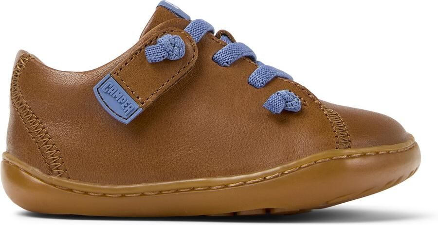 Camper Peu Cami Baby Leather Shoes Kids Brown Sneakers - Foto 2