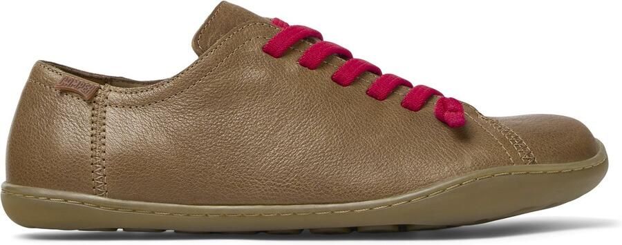 Camper Beetle Laceup Leather Sneaker Wo Brown Oxford Shoes