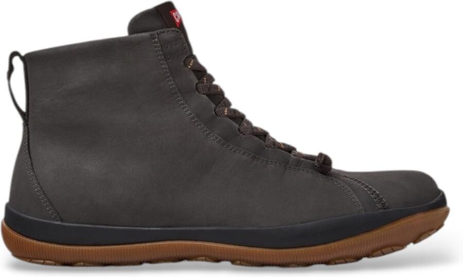 CAMPER Veterboots ' Peu Pista ' donkergrijs bloedrood wit