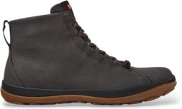 CAMPER Veterboots ' Peu Pista ' donkergrijs bloedrood wit