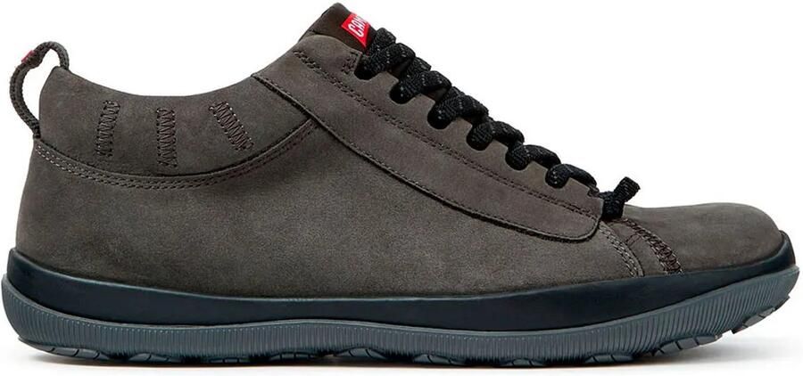 CAMPER Sneakers laag ' Peu Pista ' donkergrijs bloedrood wit