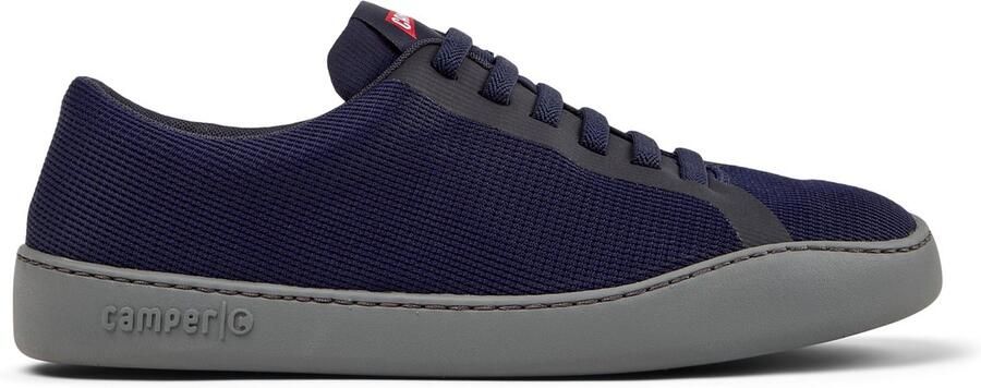 Camper Blauwe Casual Textiel Sneakers met Rubberen Zool Blue Heren