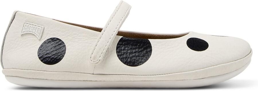 Camper Right Ballerinas Kinderen Wit Zwart