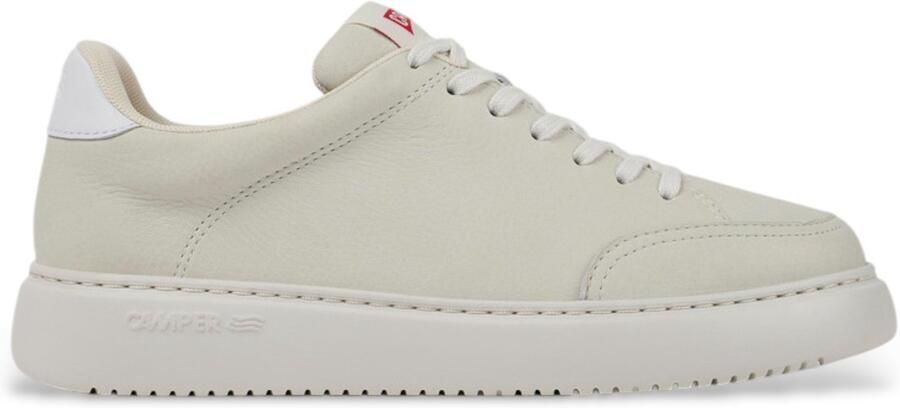 Camper Stylish Leather Sneakers with Lace-Up Closure and Cushioned Sole for