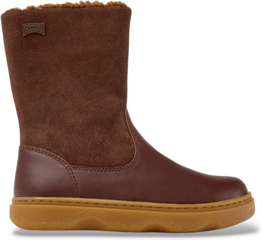 Camper Ultrasoft laarzen van bruin leer