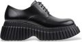 Camper Zwarte leren mocassins Pix BCN - Zwart