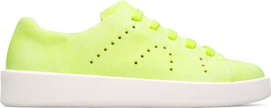 Camper Neon Gele Minimalistische Sneakers Yellow Dames