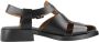 Camper Zwarte Platte Sandalen voor Vrouwen Black Dames - Thumbnail 1