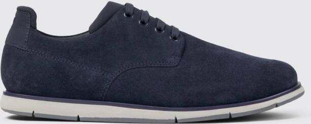 Camper Drift Suede Derby Casual Shoes Blue Sneakers