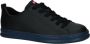 Camper Zwarte Leren Runnersneakers Black Heren - Thumbnail 4