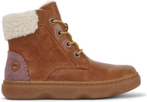 Camper Hoge veterschoenen Kido kids met contrastbeleg bij de hiel