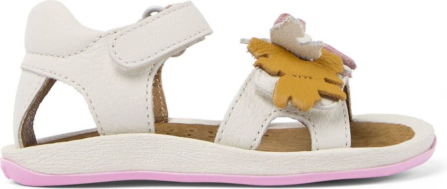 Camper Kids Flower Sandals White Shoes