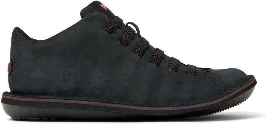Camper Lace-Up Shoe with Leather Upper and Rubber Outsole for Comfort and