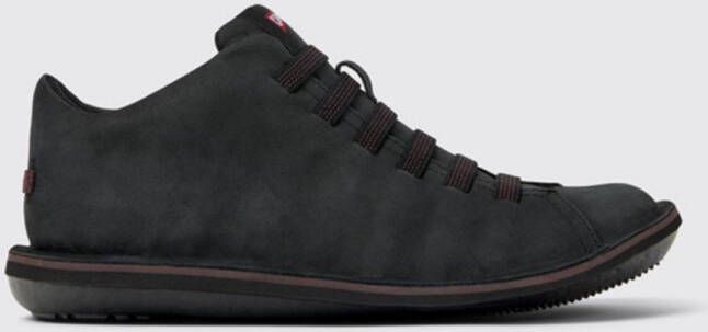 Camper Lace-Up Shoe with Leather Upper and Rubber Outsole for Comfort and