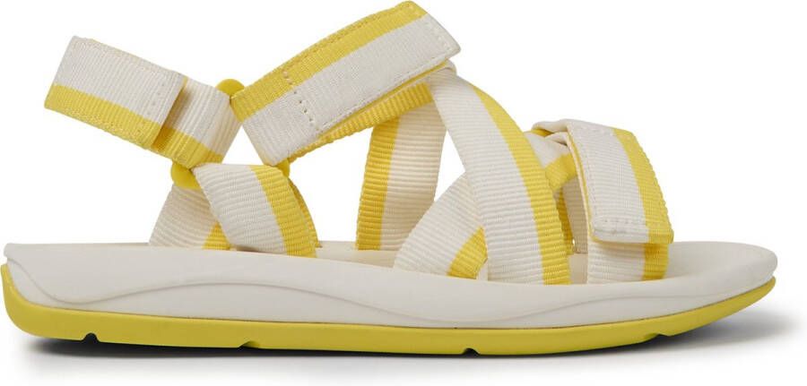 Camper Moderne Sportieve Platte Sandalen Yellow Dames