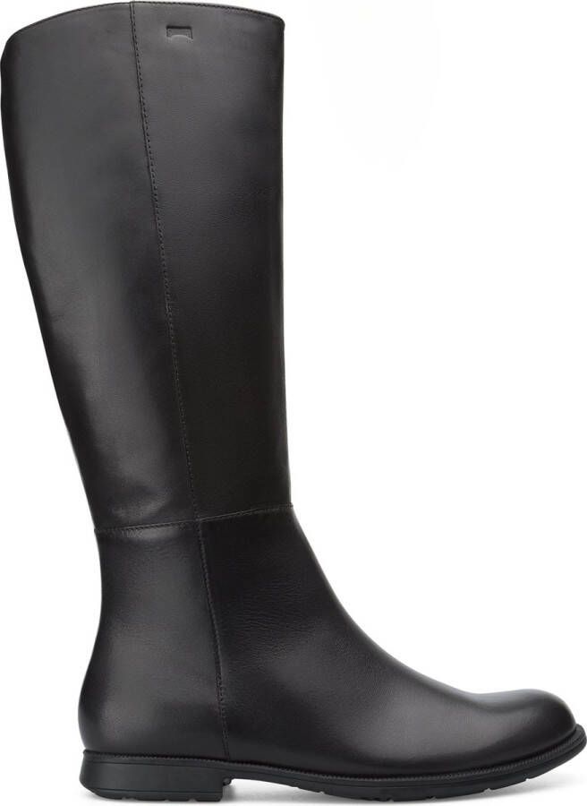Camper Stijlvolle Leren Regenlaarzen Black Dames