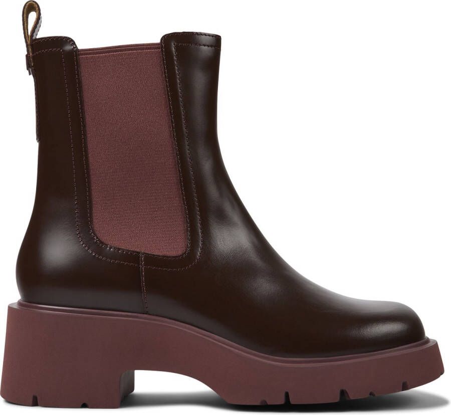 Camper Milah Enkellaarsjes Damen Bordeaux