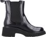 Camper Zwarte Leren Enkellaarzen Black Dames - Thumbnail 1