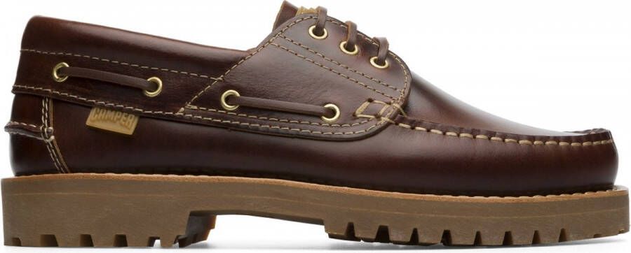 Camper Klieke bruine bootschoenen voor heren Brown Heren