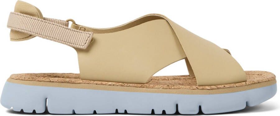 Camper Oruga Sandalen Damen Beige