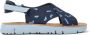 Camper Stijlvolle Nubuck Sandalen Blue Dames - Thumbnail 1