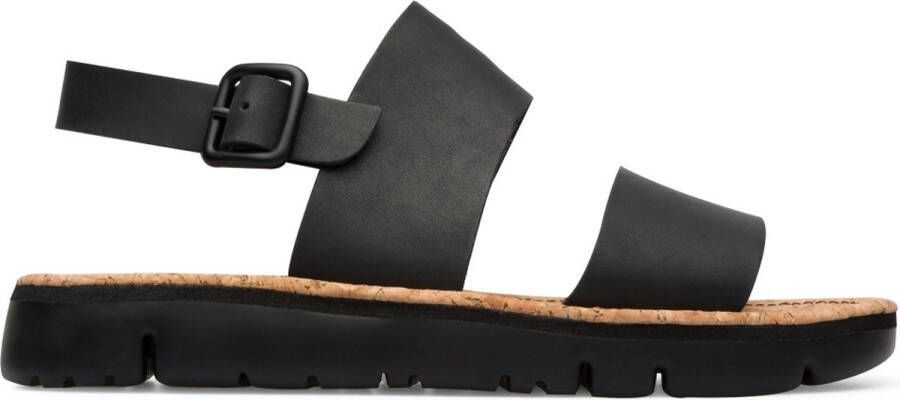 Camper Zwarte Oruga Sandalen Black Dames