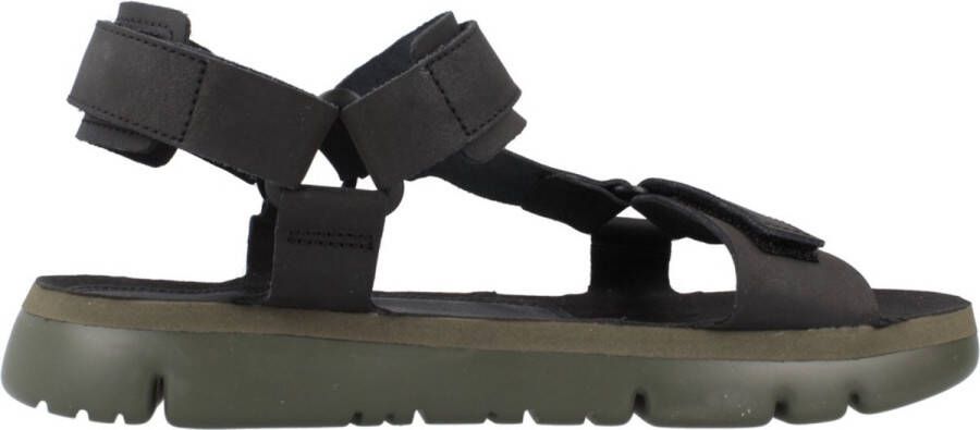 Camper Stijlvolle platte sandalen in zwart Black Heren