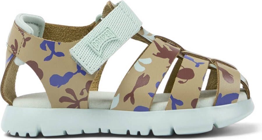 Camper Oruga Sandalen Kinderen Beige Blauw