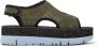 Camper Oruga Up Sandalen Damen Donkergroen - Thumbnail 1