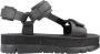 Camper Stijlvolle platte sandalen in zwart en oranje Black Dames - Thumbnail 1