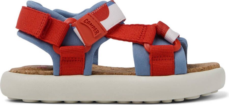 Camper Pelotas Flota Sandalen Kinderen Rood Blauw