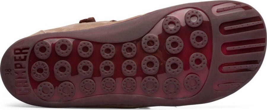 Camper Beige Casual Enkellaarsjes voor Dames Beige Dames