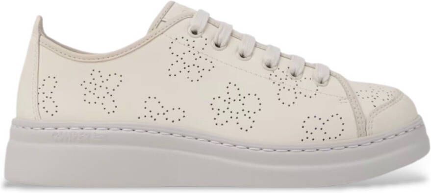 Camper Runner Flower Perforated Sneakers Wo White