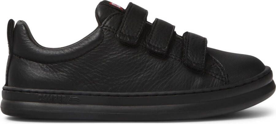 Camper Runner Velcro Strap Sneaker Kids Black