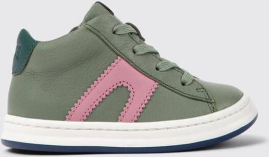 Camper Twins Leather HighTop Sneakers Kids Green