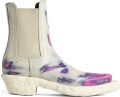 Camper Venga Cowboy Enkellaarzen White Dames - Zwart