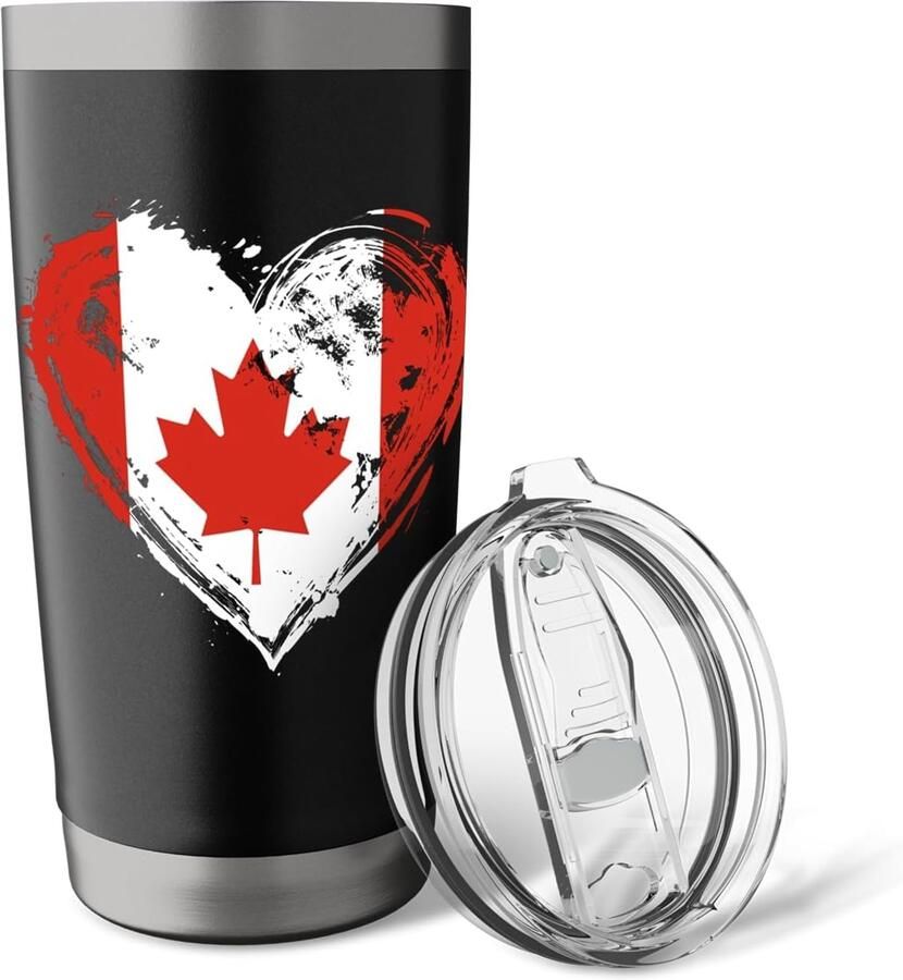 Canadees hart vlag thermosbeker